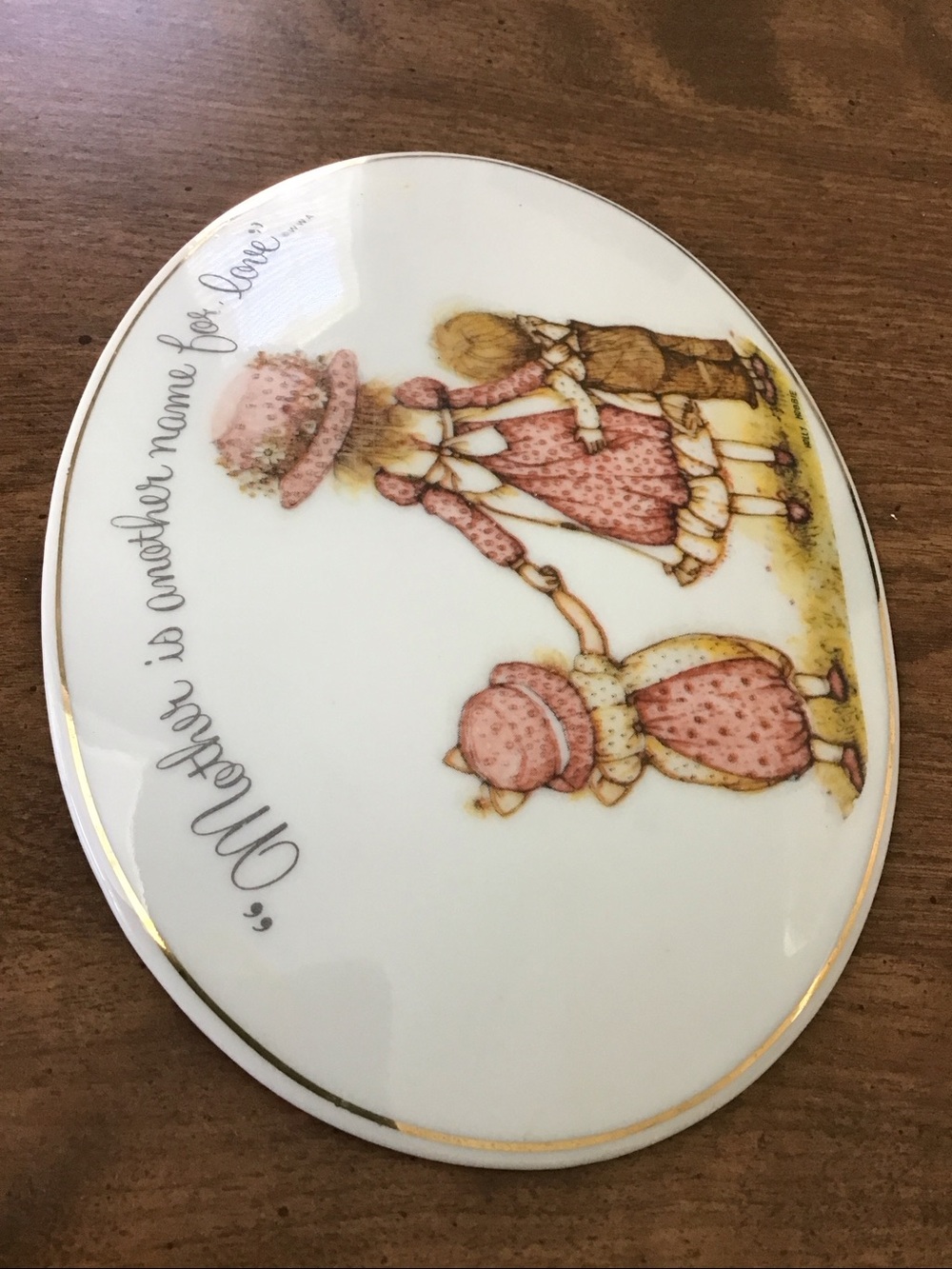 Holly Hobbie porcelain plaque - Picture 10 of 12